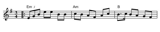 Vuoma-Pertin Masurkka - staff notation
