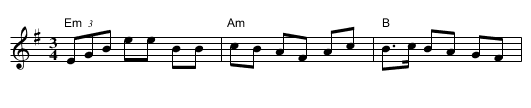 Vuoma-Pertin Masurkka - staff notation