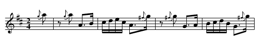 Wabash Jig - staff notation