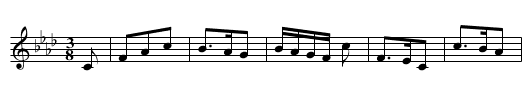 Waes me for Charlie - staff notation