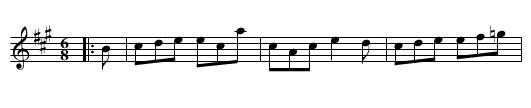 Wait a While - staff notation