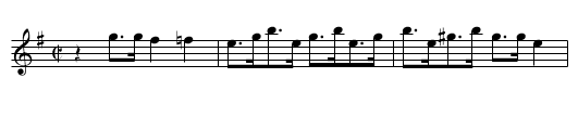 Wait Till You Hear this One, Boy - staff notation