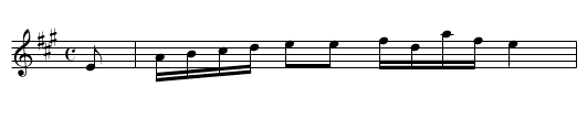 Walcot Place - staff notation
