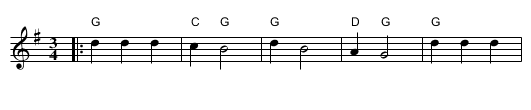 Walczyk Lubelski - staff notation