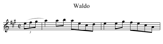 Waldo - staff notation