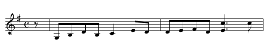 Waldorf Reel - staff notation