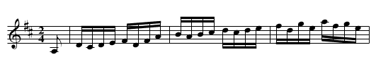 WALKER'S HORNPIPE - staff notation