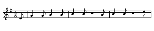 Wallace’s Favorite Jig - staff notation