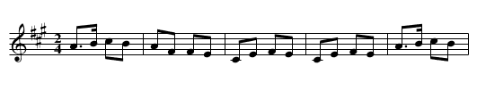 Walshe's Polka - staff notation