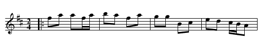 Walsh's Polka #1 - staff notation