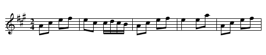 Walsh's Polka #2 - staff notation