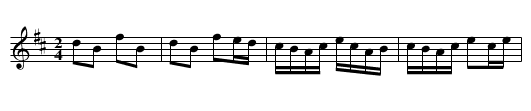 Walsh's Polka #3 - staff notation