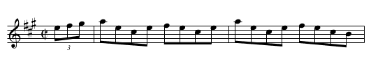 Walsh's - staff notation
