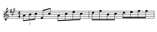 Walsh's - staff notation