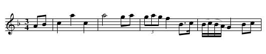 Waltz [18] - staff notation
