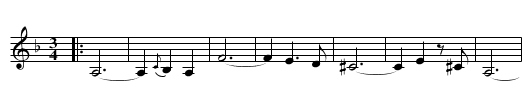 Waltz Amurskye Volni (Waves of the Amur) - staff notation