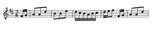 Waltz. CJF.017 - staff notation