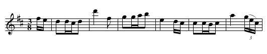 Waltz. CJF.024 - staff notation
