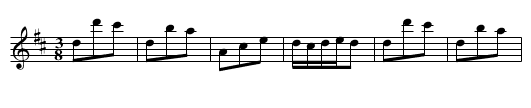 Waltz. CJF.030 - staff notation