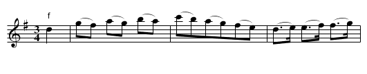 Waltz. CJF.039 - staff notation