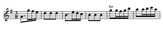 Waltz. CJF.118 - staff notation