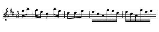 Waltz. CJF.125 - staff notation