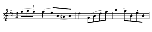 Waltz. CJF.229 - staff notation