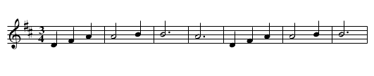 Waltz for the Valeta - staff notation