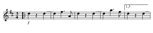 WALTZ FROM FAUST. (Faust.) - staff notation