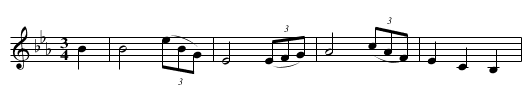 Waltz. JaW.116 - staff notation