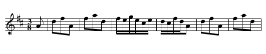 Waltz No. 1 - staff notation