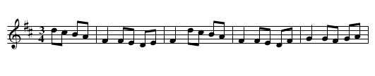 Waltz of the Little Girls, The - staff notation