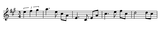 Waltz of the Red Leafed Maple - staff notation