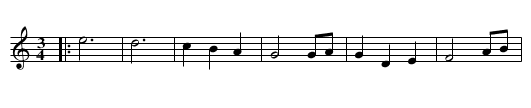 Waltz Quadrille - staff notation