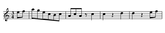 Waltz,2voices. WHG.042 - staff notation