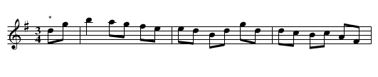 Waltz - staff notation