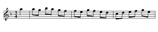 Waltz - staff notation