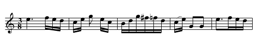 Waltz - staff notation