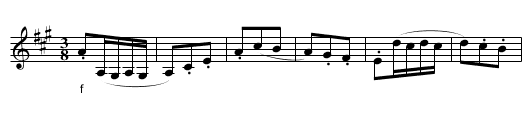 Waltz - staff notation