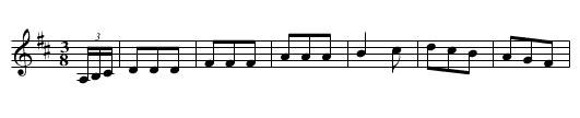 Waltz - staff notation