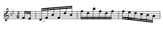 Waltz,A Good Tune. JaW.155 - staff notation