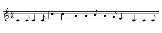 Waltzing Matilda - staff notation