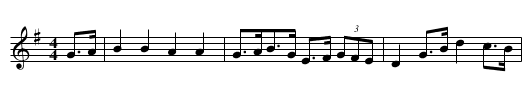 Waltzing Matilda - staff notation
