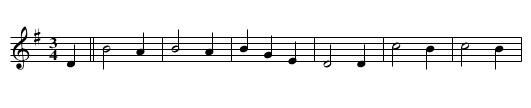 Wangaratta Waltz - staff notation