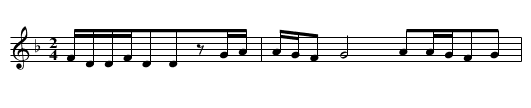 Wangjianglai - staff notation