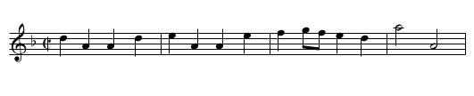 Wanton Dolly. PFD3.108 - staff notation