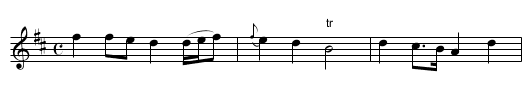 Wantoness for ever mair - staff notation