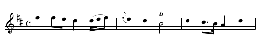 Wantoness for ever mair. - staff notation