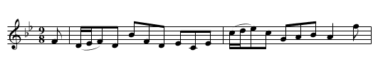Ward's Drop. JJo2.080 - staff notation