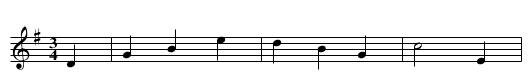 Warksburn Waltz - staff notation